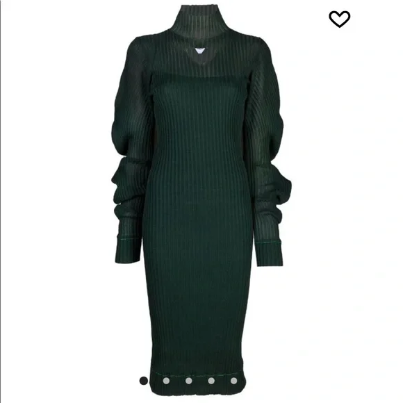 Bottega Veneta | Dresses | Bottega Veneta Dress Green | Poshmark